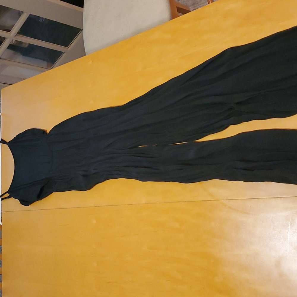 Express Women's  XS Pantsuit, all black waist peekaboo cutouts◾️great condition - Picture 8 of 9